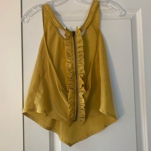 Ruffle a-symmetrical top✨